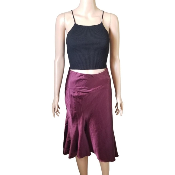 Vintage Le Chateau Midi Skirt - Picture 2 of 9